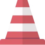 Triangular Cone SVG Icon